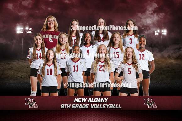 New Albany 8th Grade Volleyball