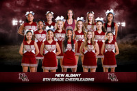 New Albany 8th Grade Cheerleading